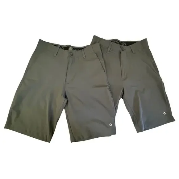 Men's Button Dress Shorts Golf Shorts Bundle of 2 Size Small - Picture 1 of 16